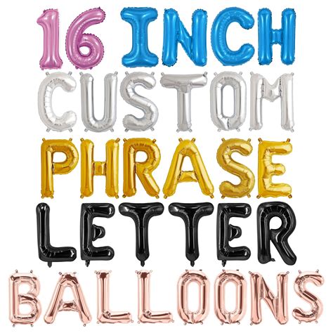 where can i buy letter balloons